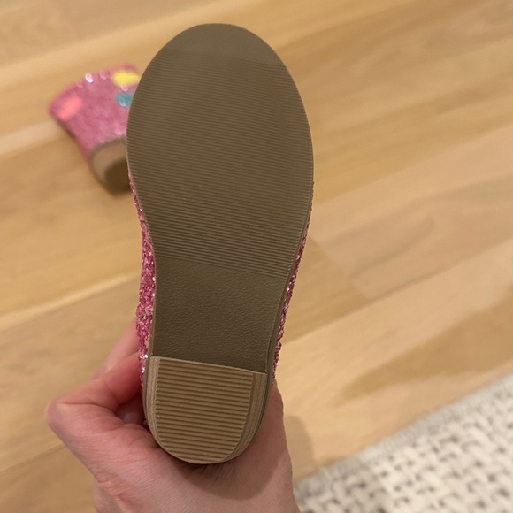Lola + the Boys NWOT STUNNING Pink Glitter Boots - Picture 2 of 3